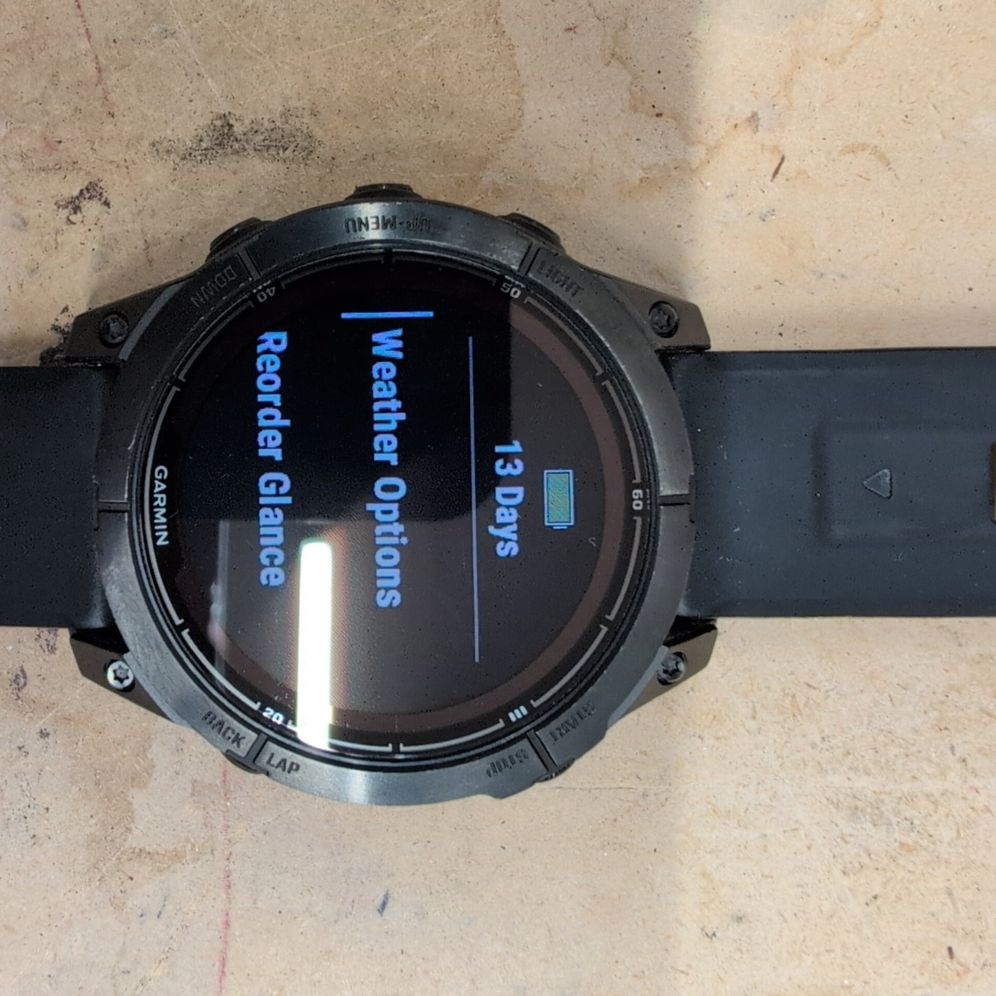 Garmin Fenix 7 Pro Sapphire Solar Carbon Gray DLC Titanium + Black Band Open Box