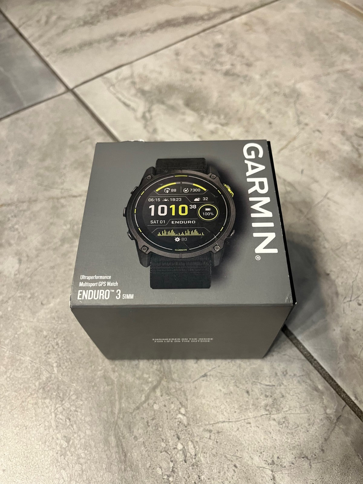Garmin Enduro 3 Solar AMOLED GPS Watch – 51mm Titanium – Excellent Condition