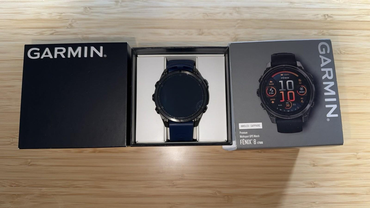 Garmin Fenix 8 47mm Amoled Sapphire - Premium Multisport GPS Watch