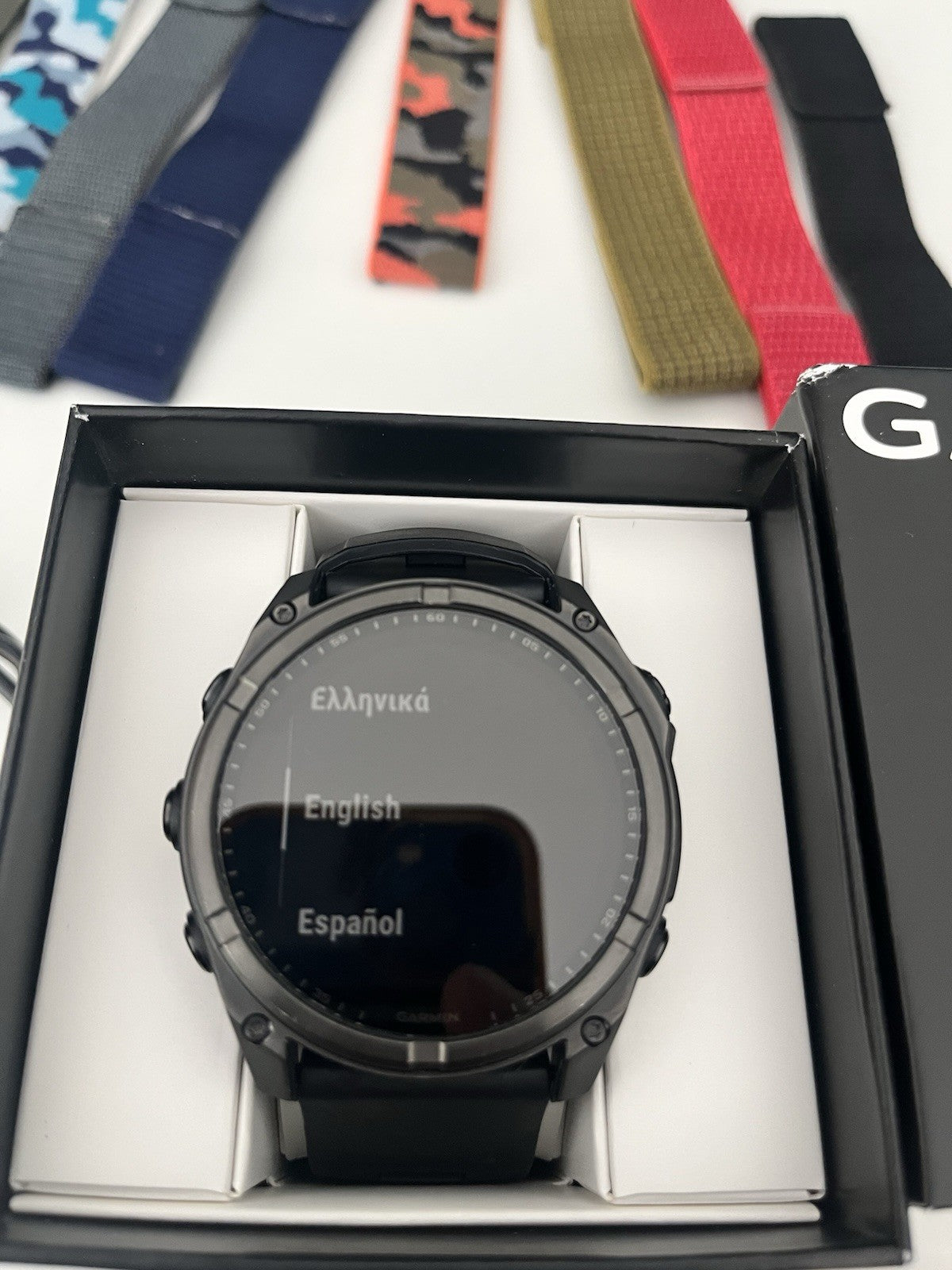 MINT Garmin FENIX 8 51mm Solar Sapphire Titanium Fitness Watch With Extra Bands!