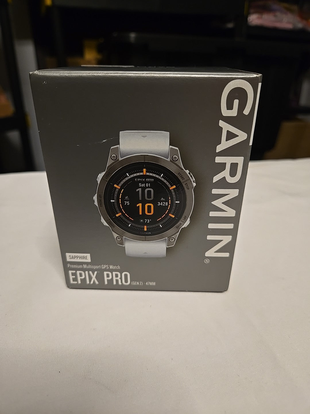 Garmin epix Pro (Gen 2) Sapphire Edition GPS Watch - Titanium/Whitestone,