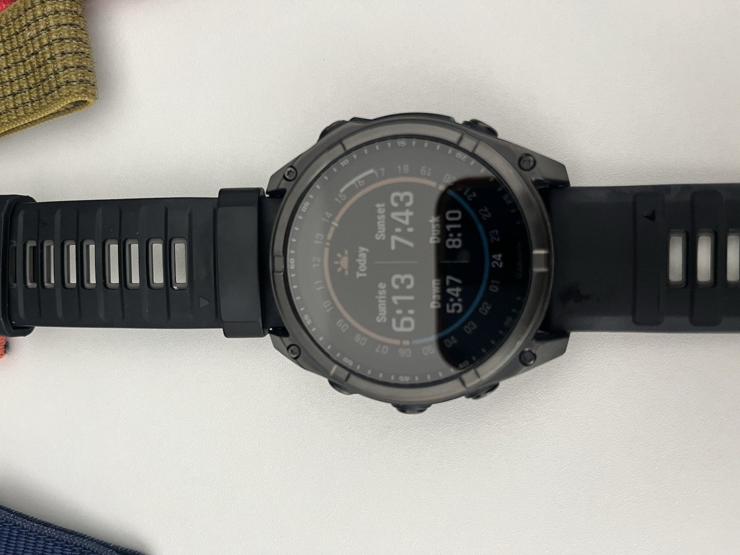 MINT Garmin FENIX 8 51mm Solar Sapphire Titanium Fitness Watch With Extra Bands!