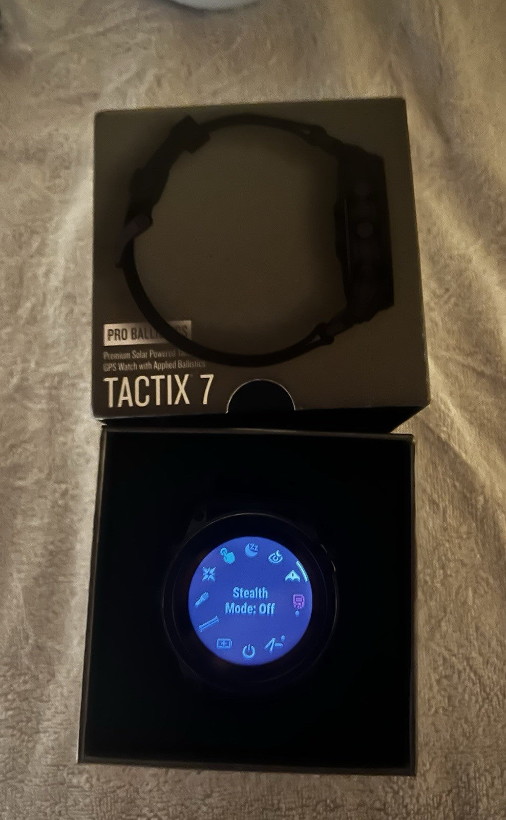 Garmin Tactix 7 Pro Ballistics Solar GPS Watch. Includes Applied Balistics