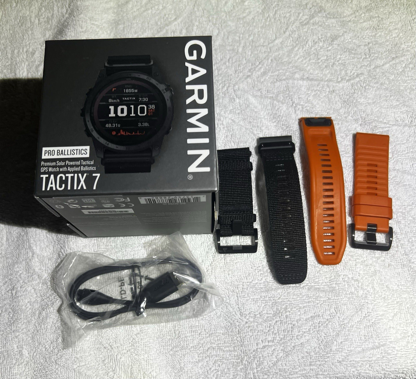 Garmin Tactix 7 Pro Ballistics Solar GPS Watch. Includes Applied Balistics