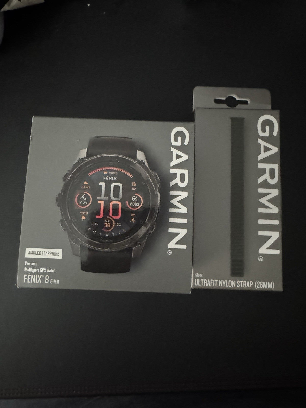GARMIN FẼNIX 8 AMOLED SAPPHIRE PREMIUM MULTISPORT GPS WATCH 51mm
