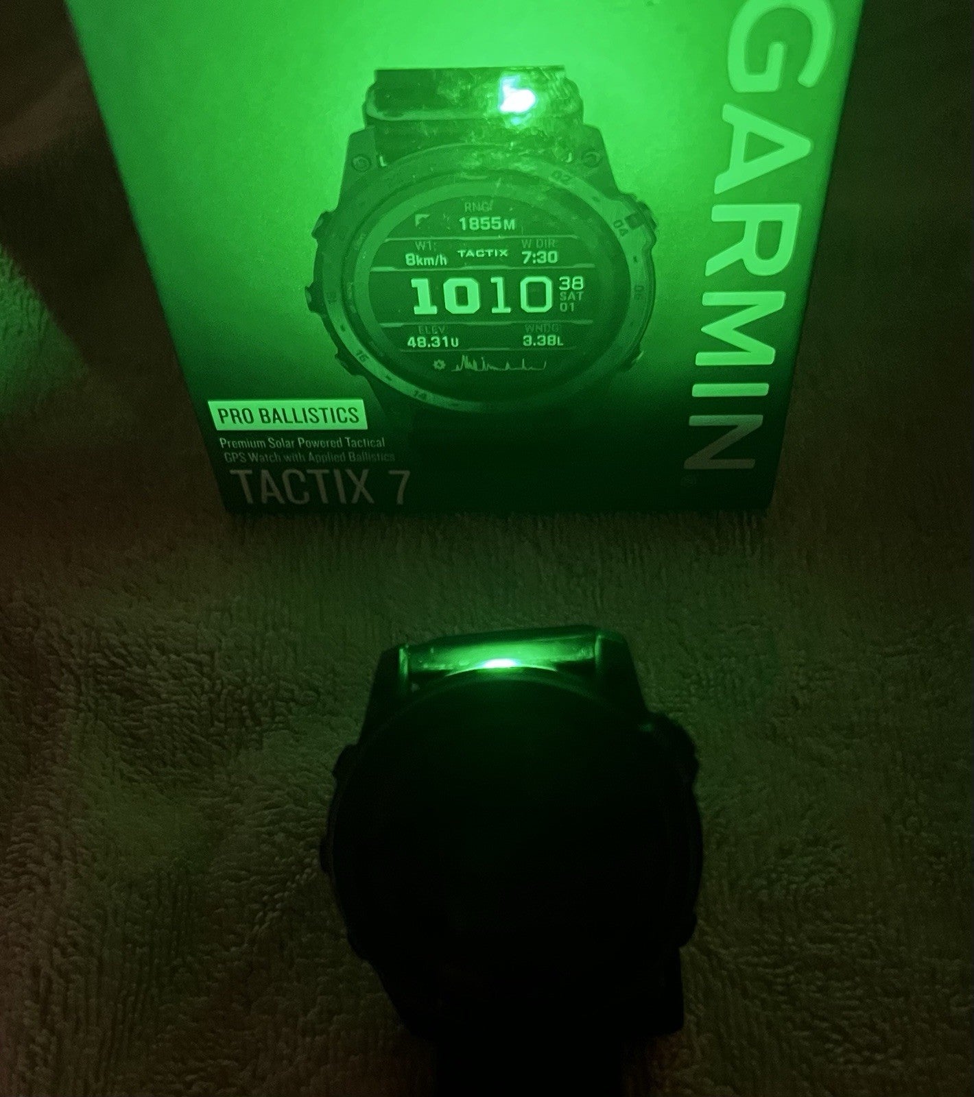 Garmin Tactix 7 Pro Ballistics Solar GPS Watch. Includes Applied Balistics