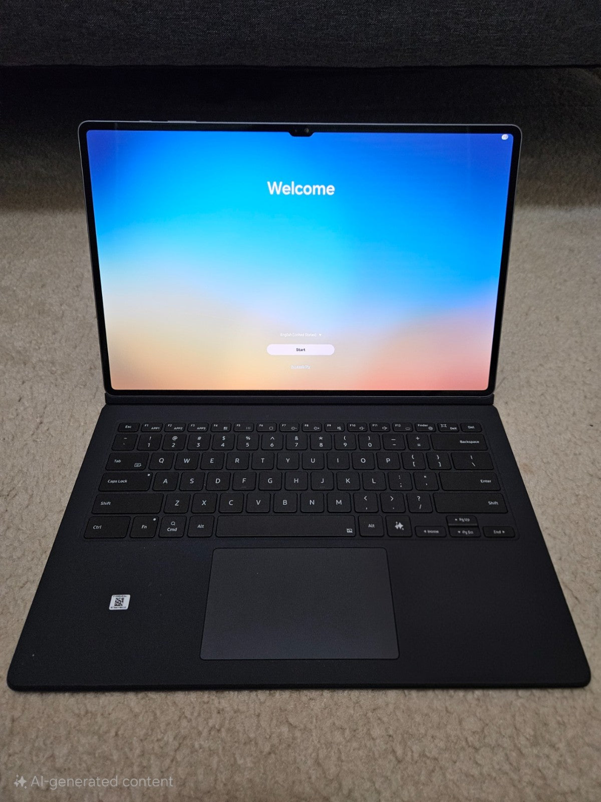 Samsung Galaxy Tab S10 Ultra with AI Key Book Cover Keyboard Bundle