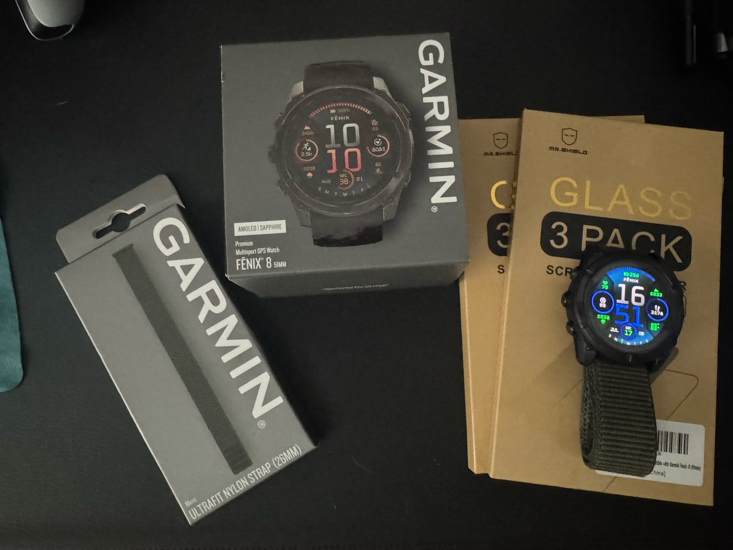 GARMIN FẼNIX 8 AMOLED SAPPHIRE PREMIUM MULTISPORT GPS WATCH 51mm