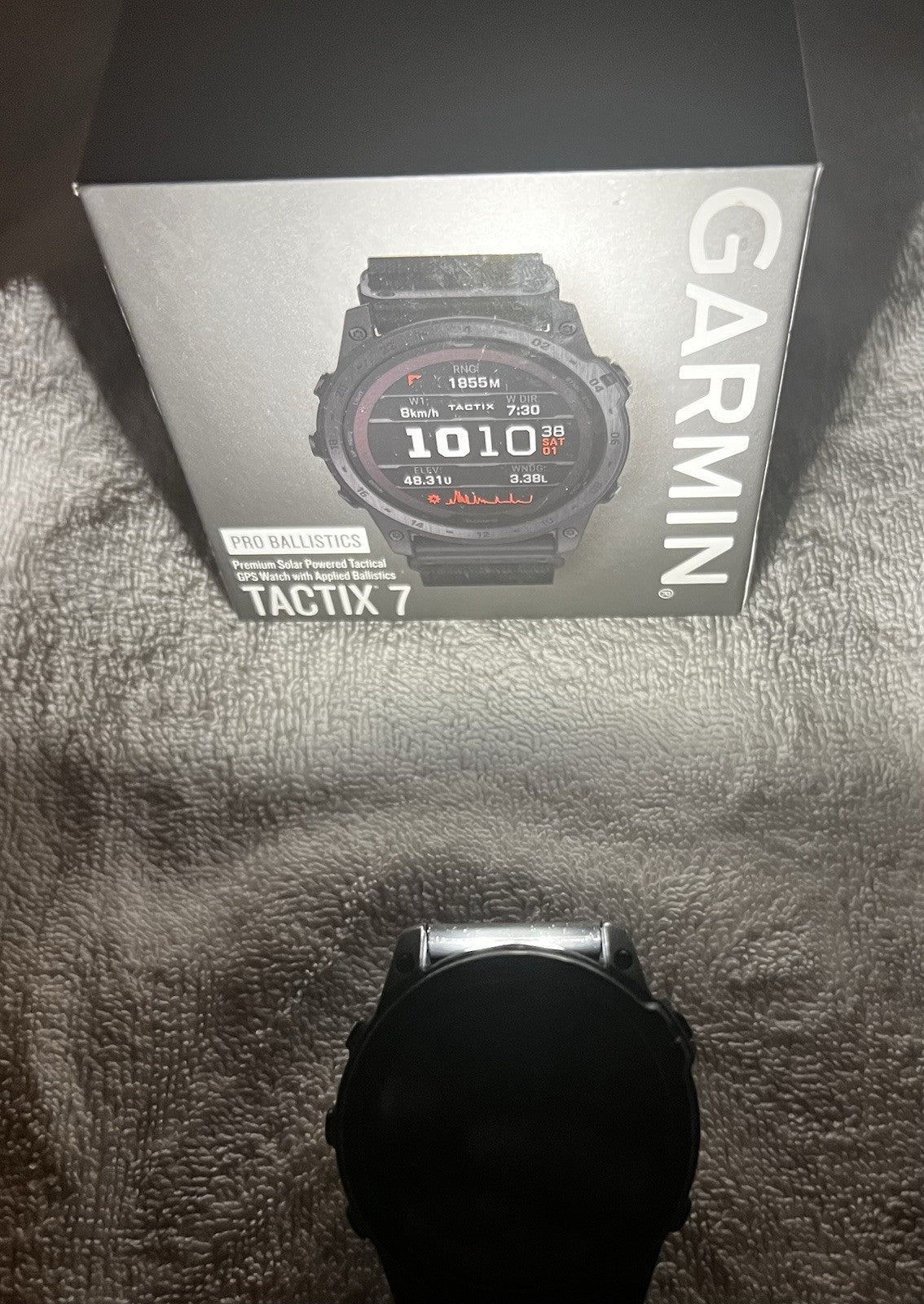 Garmin Tactix 7 Pro Ballistics Solar GPS Watch. Includes Applied Balistics