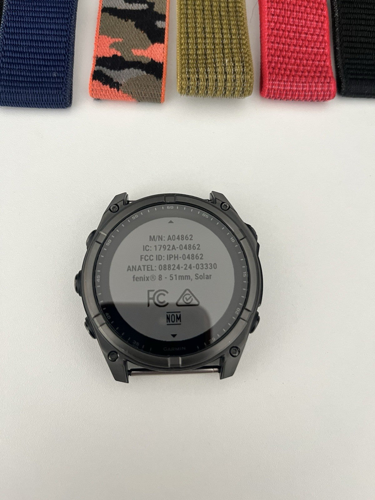 MINT Garmin FENIX 8 51mm Solar Sapphire Titanium Fitness Watch With Extra Bands!