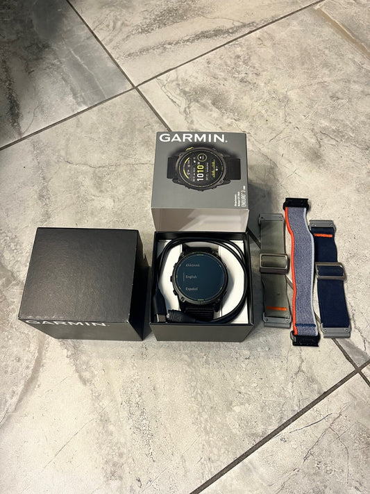 Garmin Enduro 3 Solar AMOLED GPS Watch – 51mm Titanium – Excellent Condition