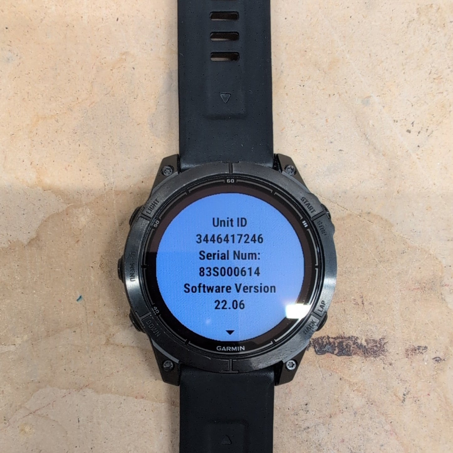 Garmin Fenix 7 Pro Sapphire Solar Carbon Gray DLC Titanium + Black Band Open Box